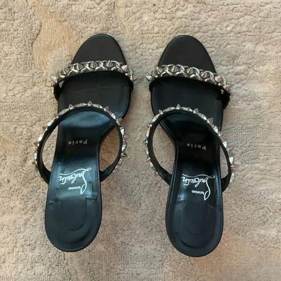 Christian Louboutin Just Chain Heels black - Picture 2 of 9